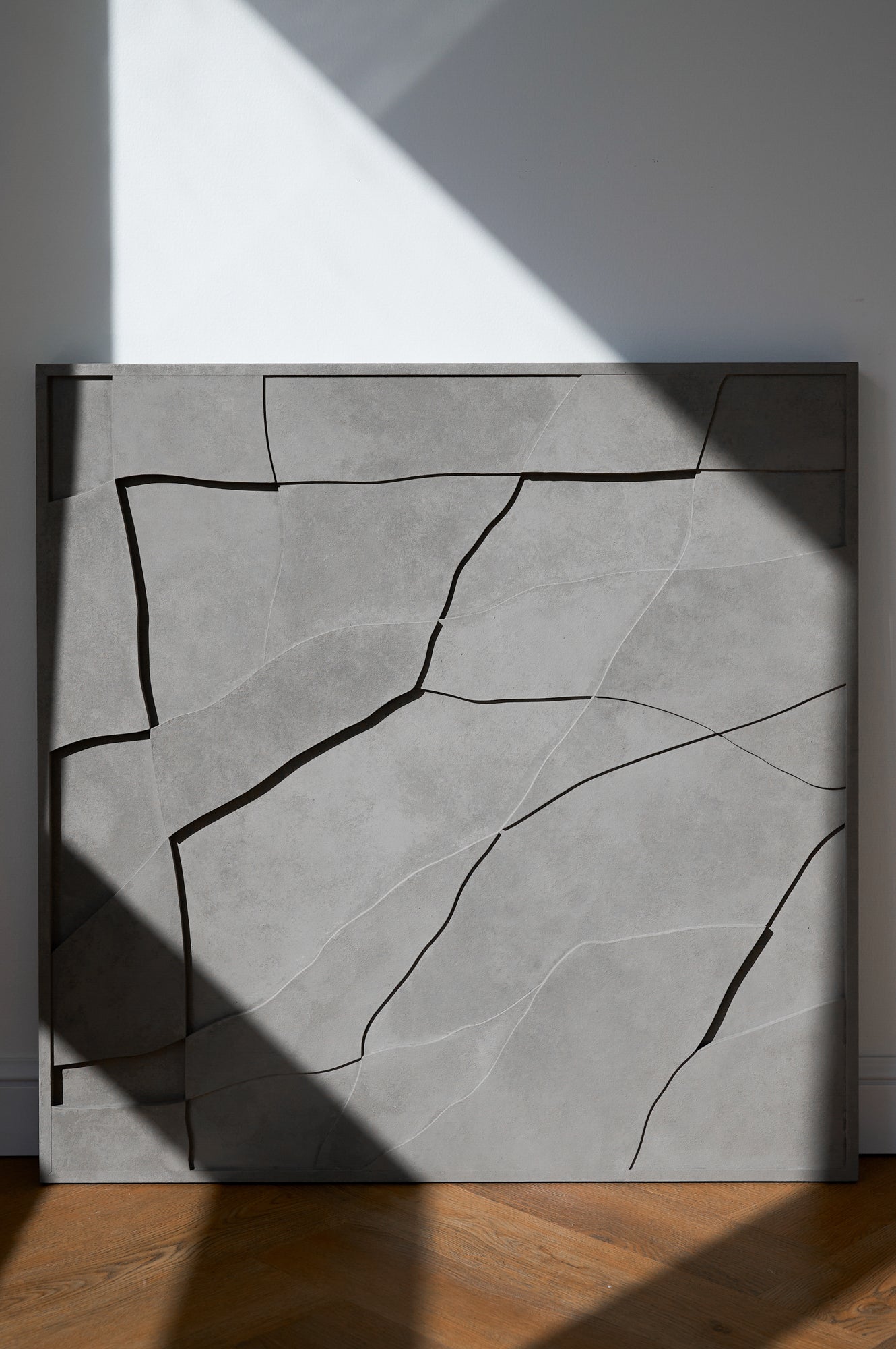 Grey Velvet - Textured Wall Art