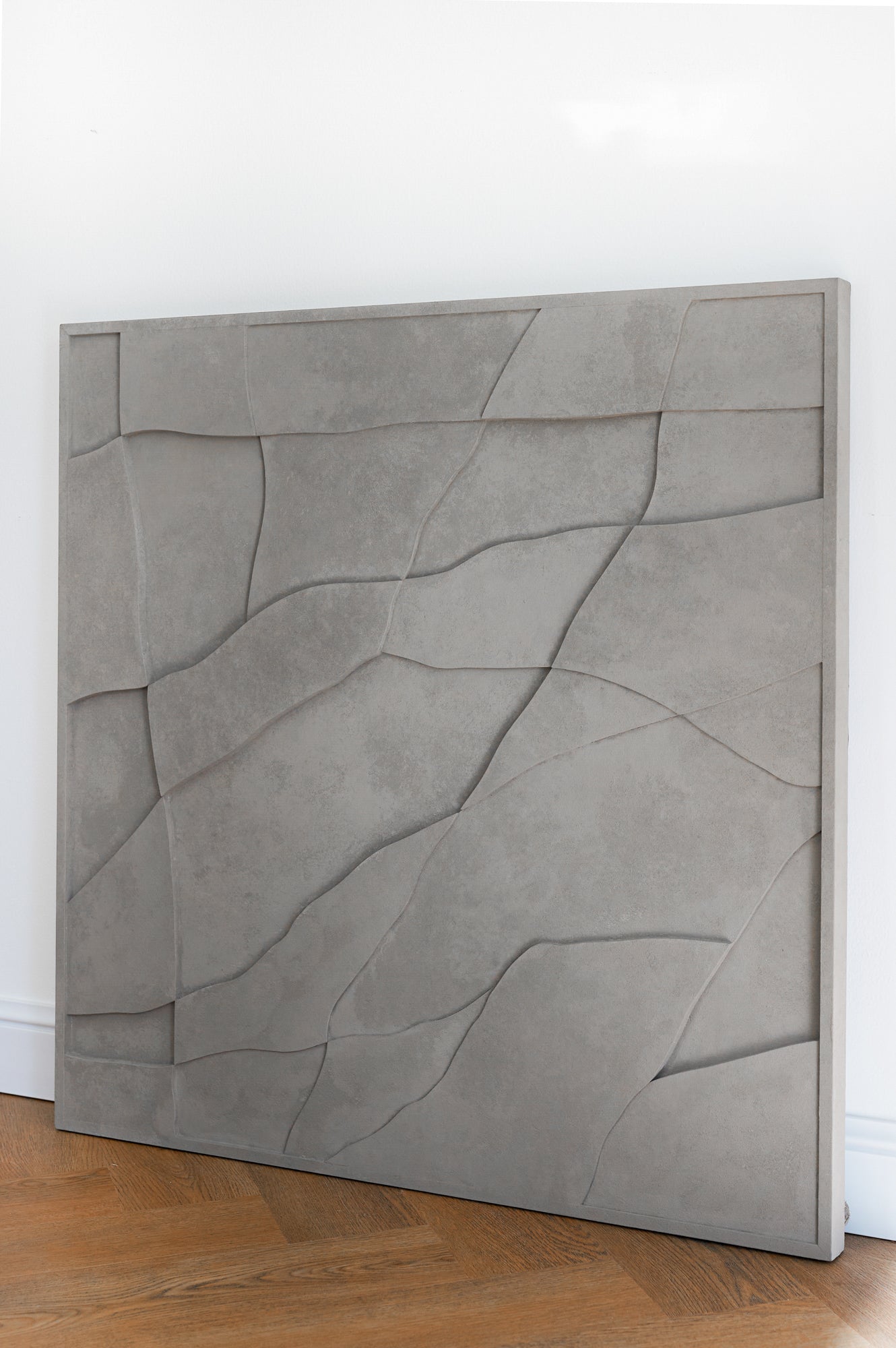 Grey Velvet - Textured Wall Art